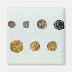 Aimant Pièces de monnaie gauloises, c.750-0 AVANT JÉSUS