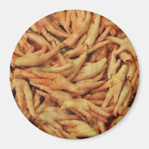 Aimant Pieds de poulet cru