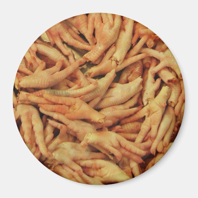 Aimant Pieds de poulet cru (Devant)