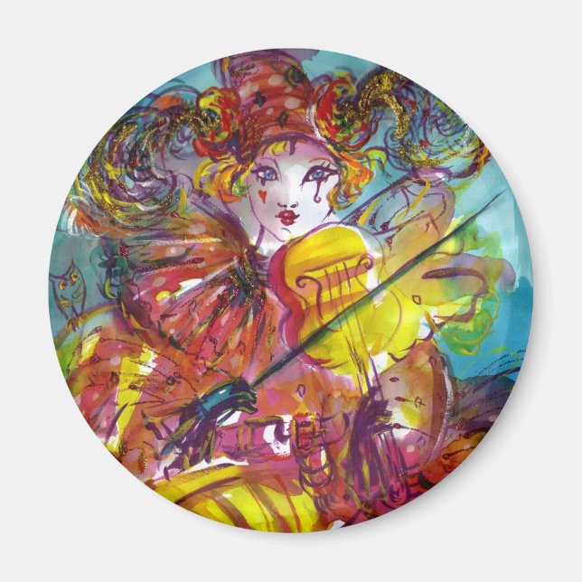 Aimant PIERO / Soirée carnavalesque vénitienne (Devant)