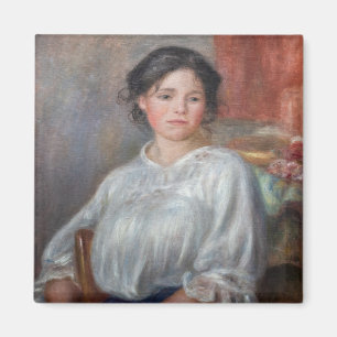 Aimant Pierre-Auguste Renoir - Jeune Femme Assis