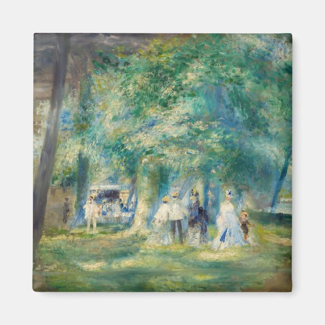 Aimant Pierre-Auguste Renoir - La fête à Saint-Cloud (Devant)