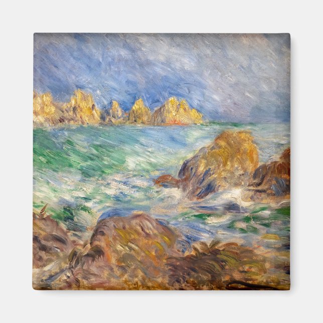 Aimant Pierre-Auguste Renoir - Marine, Guernesey (Devant)