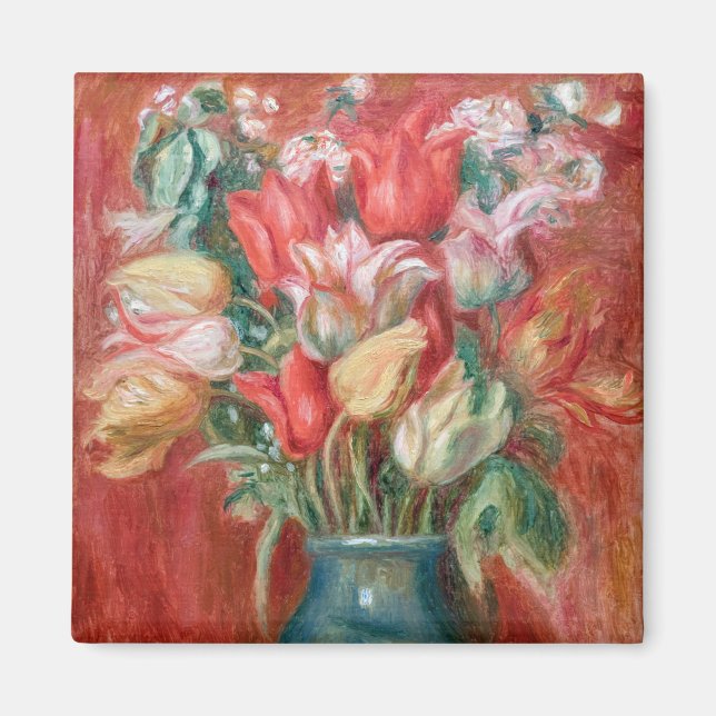 Aimant Pierre-Auguste Renoir - Tulip Bouquet (Devant)