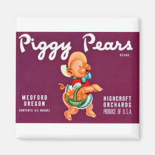 Aimant Piggy Pears