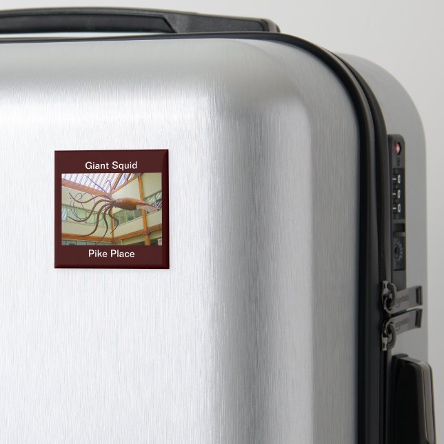 Aimant Pike Place Marché public Calmar géant Seattle, WA (In Situ (Bagages))