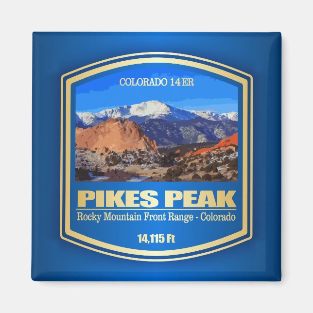 Aimant Pikes Peak (PF) (Devant)