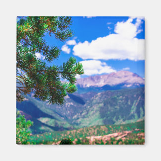 Aimant Pikes Peak vu du jardin des dieux