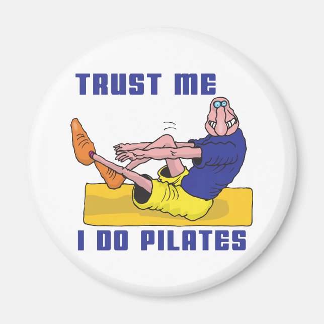 Aimant Pilates amusants (Devant)