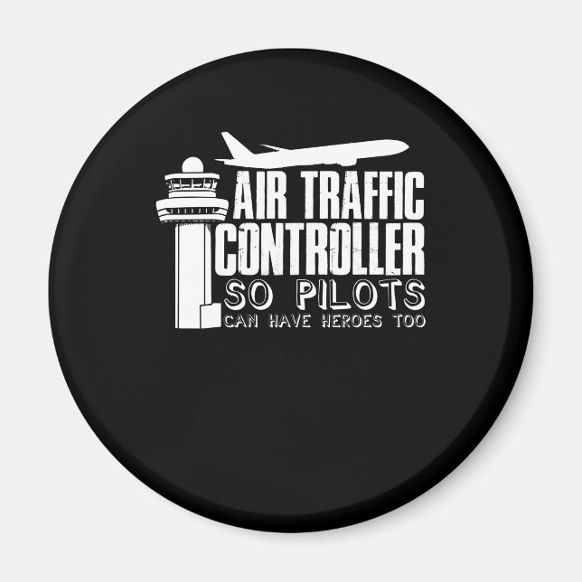 Aimant Pilote du contrôleur de la circulation aérienne (Devant)
