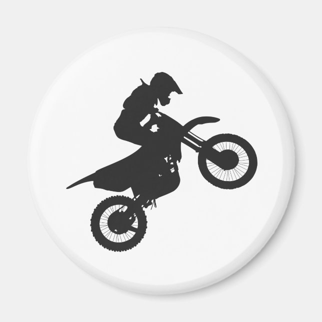 Aimant Pilote Motocross - Choisir la couleur arrière - pl (Devant)