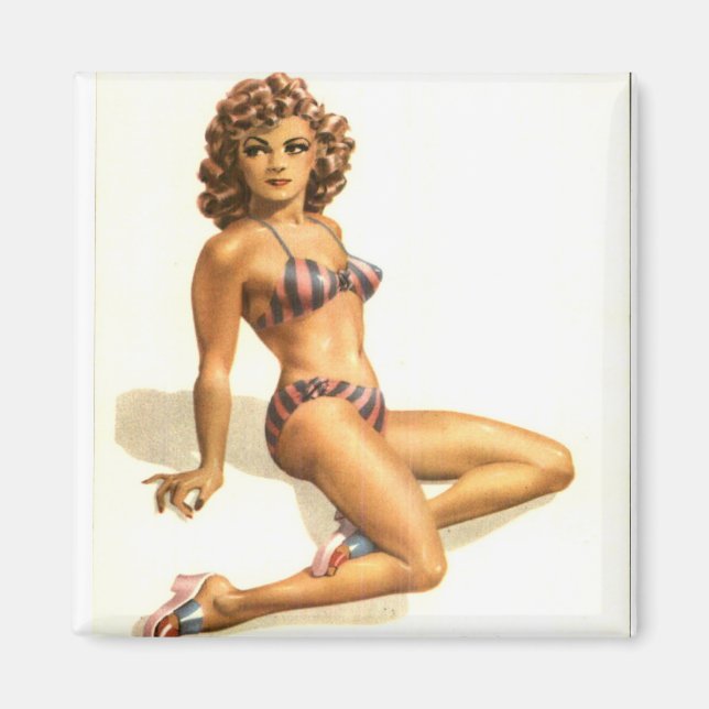 Aimant - Pin=vers le haut Fille (Devant)