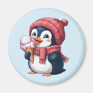 Aimant Pingouin et glace