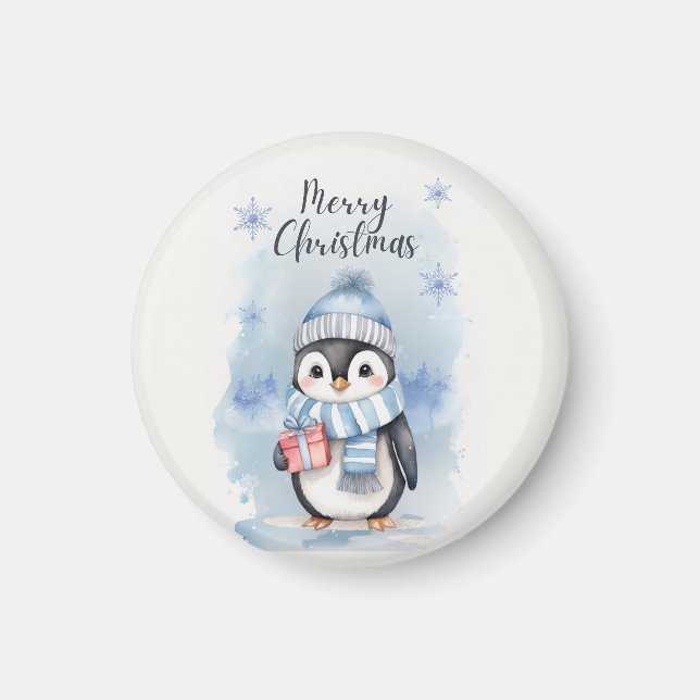 Aimant "Pingouin mignon 2" (Devant)