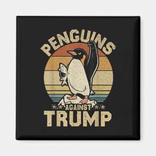 Aimant Pingouin palmes vers le haut résiste aux pingouins