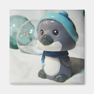 Aimant Pingouin pourpre I