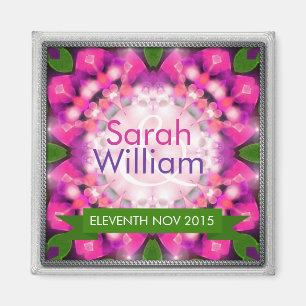 Aimant Pink Glow Green+Purple Enregistrer l'aimant Date