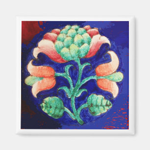 AIMANT PINK GREEN BLUE FLORAL