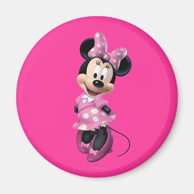 Aimant Pink Minnie | Derrière les mains (Devant)