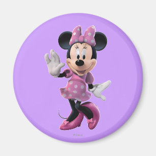 Aimant Pink Minnie   Pose mûre