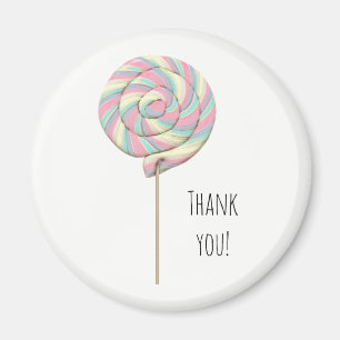 Aimant Pink Swirl Lollipop