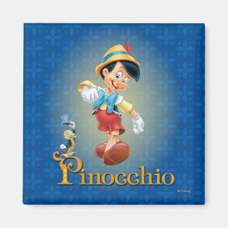 Aimant Pinocchio avec Jiminy Cricket 2