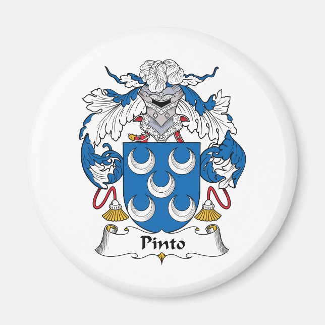 Aimant Pinto Family Crest (Devant)