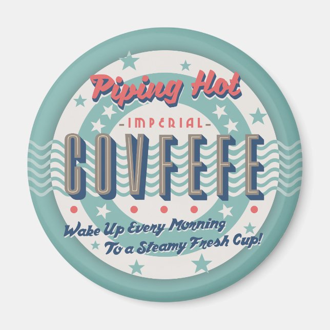 Aimant Piping à café chaud (Devant)