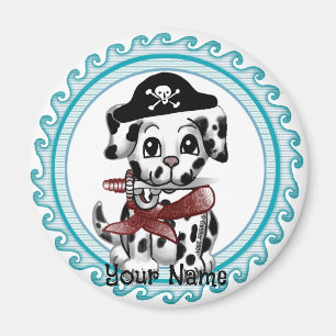 Aimant Pirate Chien Chiot