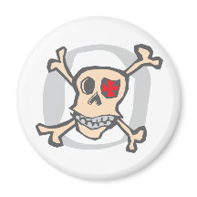 Pirate : Crâne et os croisés