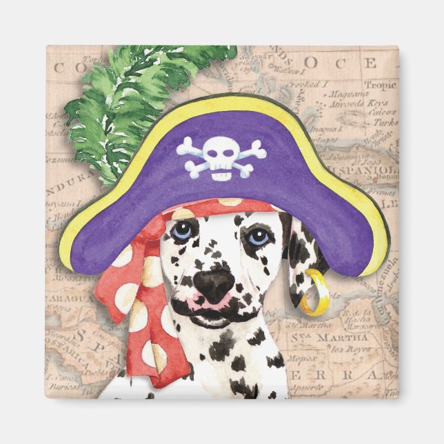 Aimant Pirate dalmate (Devant)