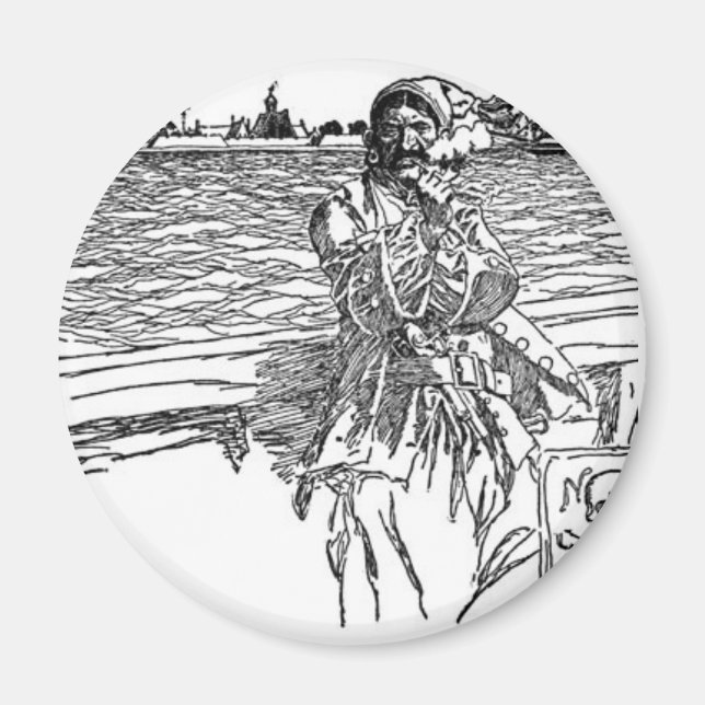Aimant Pirate Graphiques (Devant)