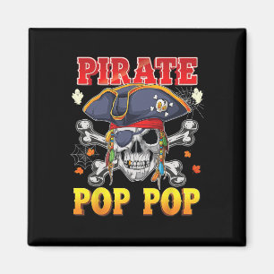 Aimant Pirate Pop-pop Skull Crossbones Halloween Costume