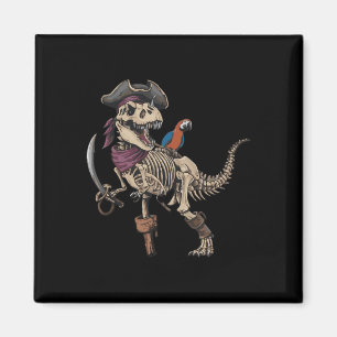 Aimant Pirate Squelette Dinosaure T Rex Drôle Tyrannosaur