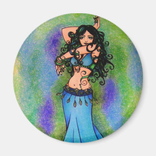 Aimant Pisces Belly Dancer Art