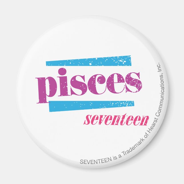 Aimant Pisces violet (Devant)