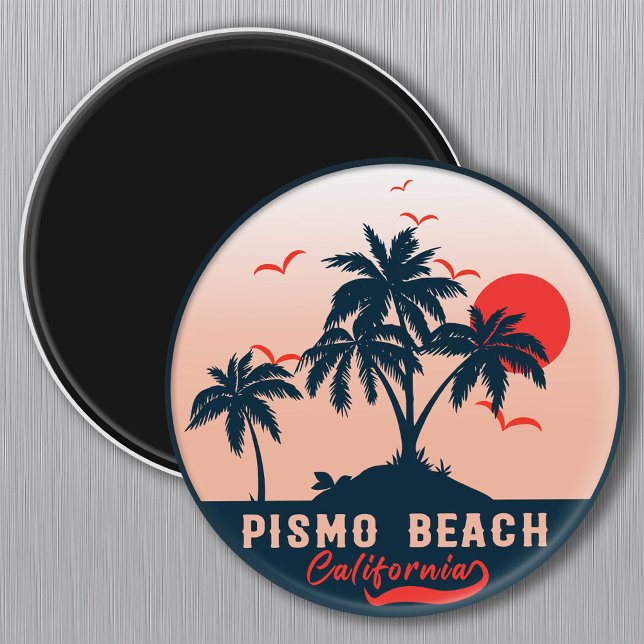 Aimant Pismo Beach California Sunset Vacances Souvenirs M (Créateur téléchargé)