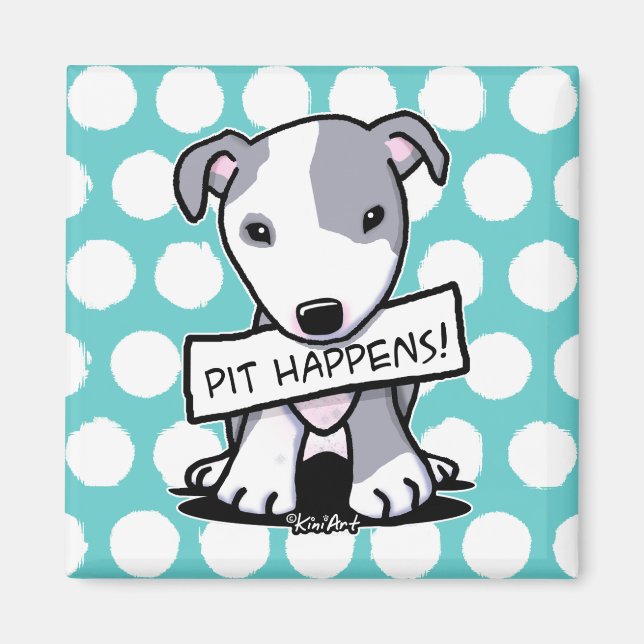 Aimant Pit Happer Pit Bull Dog (Devant)