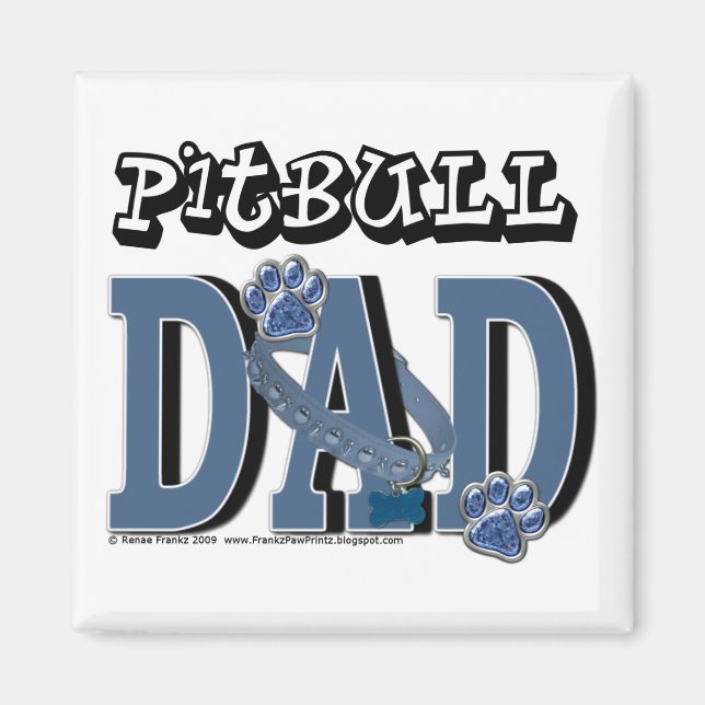 Aimant Pitbull DAD (Devant)