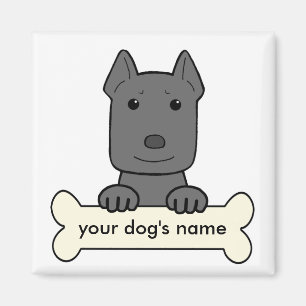 Aimant Pitbull personnalisé