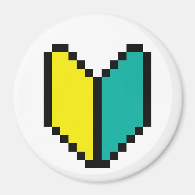 Aimant Pixel 8 bits Wakaba / Mark Shoshinsha (Devant)