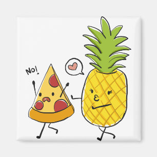 Aimant Pizza à l'ananas