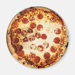 Aimant Pizza au fromage et Pepperoni