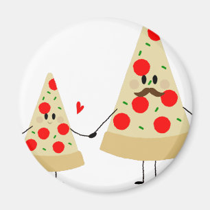 Aimant pizza fête des pères