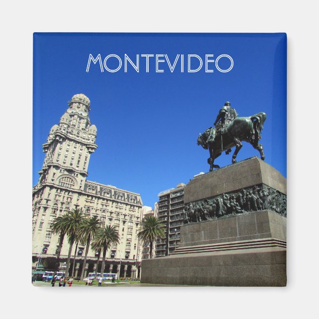 Aimant place montevideo (Devant)