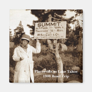 Aimant Placerville au voyage par la route 1908 du lac