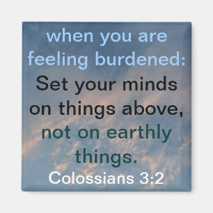 Aimant placez vos esprits sur des choses au-dessus