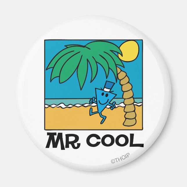 Aimant Plage Amusant Avec M. Cool (Devant)