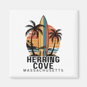 Aimant Plage de Herring Cove Machusetts Surfant Surfeur _