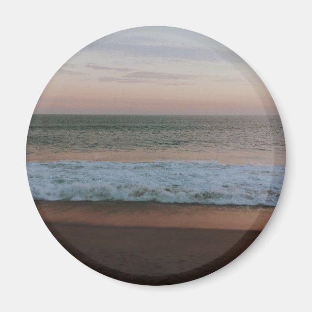 Aimant Plage de Malibu Crashant Waves (Devant)